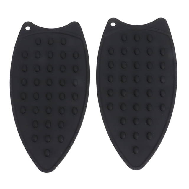 Coussinet Repose-Fer en Silicone, 2 Pcs Coussinet Repose-Fer en Silicone Polyvalent Coussinet Repose-Fer en Silicone Résistant à la Chaleur Tapis en Fer en Silicone Véritable Excellence