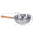thumbnail image 2 of TEHAUX Aluminium Camping Frying Pan For Efficient Heat Distribution 1Pack, 2 of 6