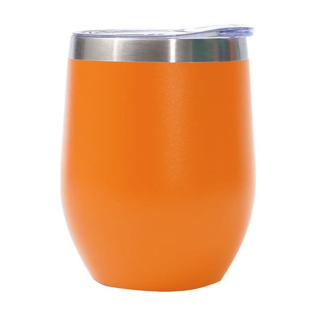 Birdeem Gobelet Isotherme en Acier Inoxydable 12Oz – Conception Compacte en Forme de U, Scellé sous Vide pour Bière, Café et Boissons Froides