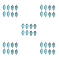 thumbnail image 1 of Maytalsory 8pieces Plastic Pine Tree Hanging Conveniently Designed Decorations For Easy Lake Blue 5Set, 1 of 6