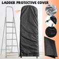 thumbnail image 4 of Folding Ladder Protective Cover Drawstring Adjustable Step Ladder Dust Cover Waterproof Sunscreen Protector Storage Case (B,50x124x6.5cm), 4 of 7