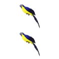 thumbnail image 4 of VONKY Simulation Parrot Statue Party Favors for Tree Yard Patio Home Lawn Wall Blue 25x7cm 2Set, 4 of 6