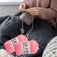 thumbnail image 2 of Birdeem 5 Strands Milk Cotton Doll Crochet Diy Knitting Thread Baby Sweater Wool Ball, 2 of 6