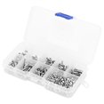 thumbnail image 2 of 340pcs M3 Douille Hexagonale Tête Plate Acier Inoxydable SS304 Vis Boulon Écrou Assortiment Ensemble, 2 of 9
