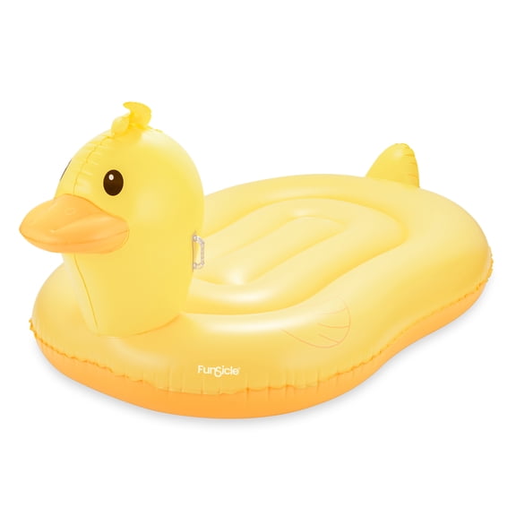 Canard gonflable Funsicle de 1,77 m, pour 2 personnes, jaune, à partir de 9 ans, unisexe, 1 paquet