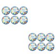 thumbnail image 2 of Maytalsory 6pcs Birthday Party Disposable Tableware Paper Plate Colored Dessert Plate Adult Children Birthday Party Baby Shower Decoration balloon 2Set, 2 of 6