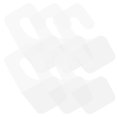 thumbnail image 3 of Miangastore 100pcs Clear Sticky Hanging Tabs Self Adhesive Hang Tabs PVC Tag Hook for Retail Display, 3 of 8