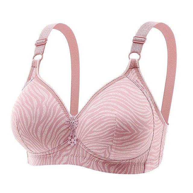 Clearance Sale 2025 Bra Women Clearance Lace Back Button Shaping Cup Adjustable Shoulder Strap Large Size Underwire Bra