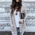 thumbnail image 2 of Timegard Cardigan for Women Long Sleeve Knitted Jackets Coat Open Front Outwear Fall Winter Solid Color, 2 of 6