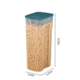 thumbnail image 3 of Meitianfacai Airtight Cereal Storage Container With Lids, Clear Airtight Kitchen Food Storage Container For Grain, Sugar, Flour, Rice, Nut, Snacks, 3 of 7