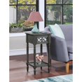thumbnail image 1 of French Country Khloe Deluxe One-Drawer Accent Table with Shelf in Gray Wood, 1 of 8