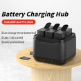 thumbnail image 4 of LOVEVER pour Insta360 Ace Pro/Ace Batterie Hub de Charge Simultané 3 Batteries Protection contre les Surcharges Portable, 4 of 10