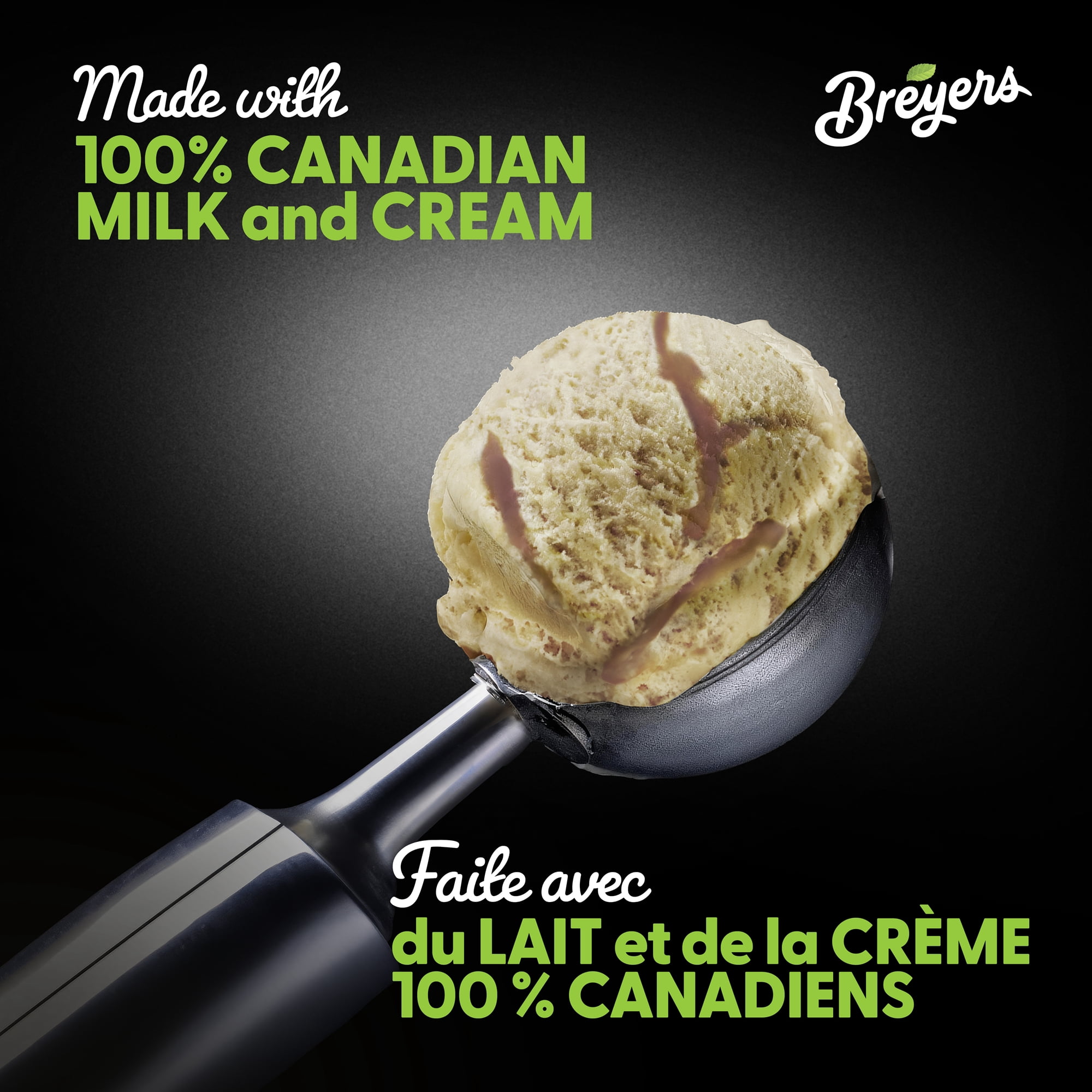 Breyers Creamery Style Salted Caramel Light Ice Cream, 1.41 L