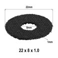 thumbnail image 2 of Plaquettes de Frein pour Moulinet de Pêche 1 mm, Rondelle de Retenue en Fibre de Carbone, Rondelles de Roue de Pêche pour Moulinet de Lancer d'Appâts, Accessoires de Moulinet de Pêche Extérieur, 2 of 12