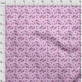 thumbnail image 4 of oneOone Silk Tabby Light Pink Fabric Abstract Floral Craft Projects Decor Fabric Printed By The Yard 42 Inch Wide, 4 of 4