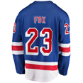 thumbnail image 2 of Adam Fox New York Rangers NHL Fanatics Breakaway Home Jersey, Medium, 2 of 3