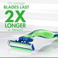 thumbnail image 3 of Gillette Sensor3 Sensitive Men's Disposable Razor, 4 Razors, 3 of 17