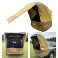 thumbnail image 4 of Rainproof SUV Trunk Tent Sun Shade Car Rear Outdoor Picnic Tour Brown, 4 of 8