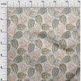 thumbnail image 3 of oneOone Velvet Olive Green Fabric Leaves Craft Projects Decor Fabric Printed By The Yard 58 Inch Wide, 3 of 5