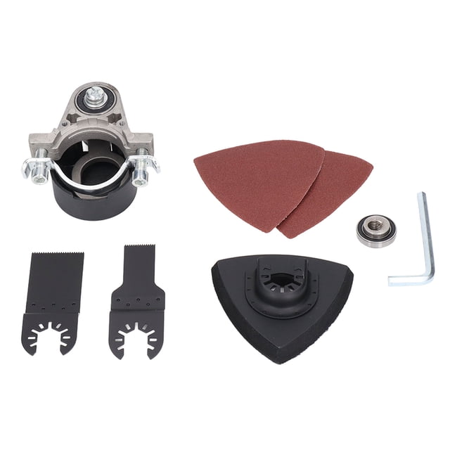 Ensemble Convertisseur de Moulin à Angle, Adaptateur d'Outil Oscillant en Acier Inoxydable Accessoire Universel Facile à Transporter pour Menuiserie