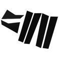 thumbnail image 3 of 6 Pcs Side Door Window Cover Trim Glossy Black Pillar Posts Decal Sticker for Civic Sedan 10th Gen 2016‑2021, 3 of 14