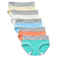 thumbnail image 1 of WZXFASHION 5PC Women Patchwork Briefs Panties Underwear Knickers Bikini Underpants Intimates Multicolor XXXXL, 1 of 9