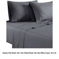 thumbnail image 5 of Benjara BM231571 Tulsa 1200 Thread Count Tri Blend Grand Sheet Set&44; Gris Foncé - 6 Pièces, 5 of 5