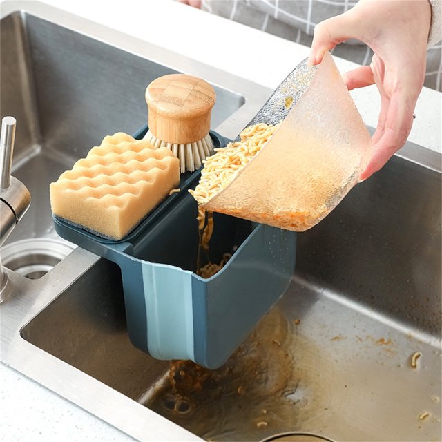 Clearance! Folding Sink Rack Expandable Storage Basket Rack Expandable Deal of The Day Today Returns Pallet #74