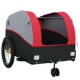 thumbnail image 3 of vidaXL Bike Trailer Black and Red 45 kg Iron, 3 of 5