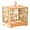 E, variant on Portable Bird Cage Travel Lightweight Small Parrots with Standing Pole Detachable Tray Hook Handle Easy Transport Outdoor Use