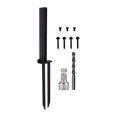 thumbnail image 3 of Fence Post Repair Fence Post Repair Stakes Convenient Installation Sturdy Spare Parts Fence Post Support Pile for Outdoor, 3 of 10