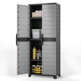 thumbnail image 1 of Costway Armoire de Rangement en Plastique 68 Pouces H Unité de Rangement Verticale pour Bureau Gris, 1 of 8