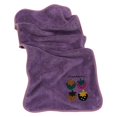 thumbnail image 1 of Serviette en Coton Fraise Coraux Polaire Absorbante Violette, 1 of 4