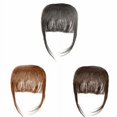 thumbnail image 1 of Mode Femmes Fille Mince Clip Droit sur Franges avant Extension de Cheveux, 1 of 6