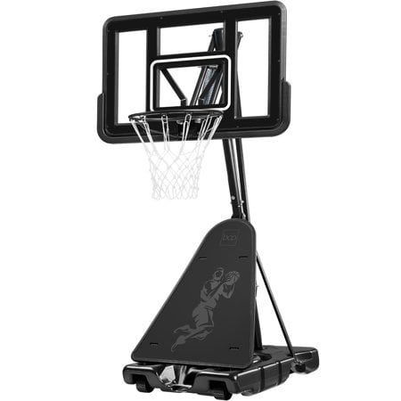Best Choice Products Panier de Basketball Réglable 4,4-10 Pi, But Portable avec Panneau Arrière Incassable, Retour de Ballon, Gel de Base - Noir