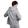 thumbnail image 2 of Hanes Mens ComfortBlend EcoSmart Full Zip Hoodie, M, Light Steel, 2 of 6
