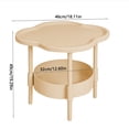 thumbnail image 3 of Antqov Bedside Table Bedroom Small Storage Rack Home Sofa Mini Cabinet Mobile Table, Nightstand for Bedroom, 2 Tier Side Table with Storage Shelf for Living Room, 3 of 9