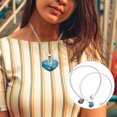 thumbnail image 2 of 2pcs Women Necklace Openable Locket Heart Pendant Heart Locket Necklace Personalized Gifts, 2 of 8