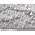 thumbnail image 3 of Soimoi Poly Georgette Fabric Aztec & Tribal Elephant Ethnic Print Fabric by the Yard 52 Inch Wide, 3 of 3