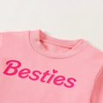 thumbnail image 4 of Mommy and Me Matching Outfits Long Sleeve Crew Neck Letter Sweatshirts, 4 of 8