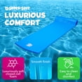 thumbnail image 3 of TRC Recreation Splash 1.25" Thick Foam Pool Float Adult Water Lounger w/ Headrest, Blue, 3 of 12