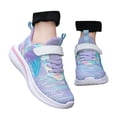 thumbnail image 3 of FAOWME Chaussures de Course Décontractées Confortables à Lacets en Maille pour Enfants Violet 7-8 Ans, 3 of 8