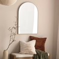 thumbnail image 2 of Bouclair Gold Arched Mirror, 2 of 4