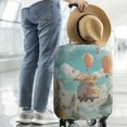 thumbnail image 2 of Travel Luggage Cover Suitcase Protector Fits 18-32 Inch Luggage Wheel Covers Patterned Travel Related Items Flower Luggage Protector Elastic Luggage Anti-scratch Suitcase Cover L, 2 of 5