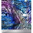 thumbnail image 1 of Soimoi Rayon Fabric Leopard & Snake Animal Skin Fabric Prints by Yard 42 Inch Wide, 1 of 2