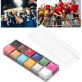 thumbnail image 3 of 12 Color Face Oil Paint Face Paint Face Painting Set 12 Color Face Paint Body Painting Child Makeup Set Dramatic Special Effects Face Makeup Fat Color, 3 of 7