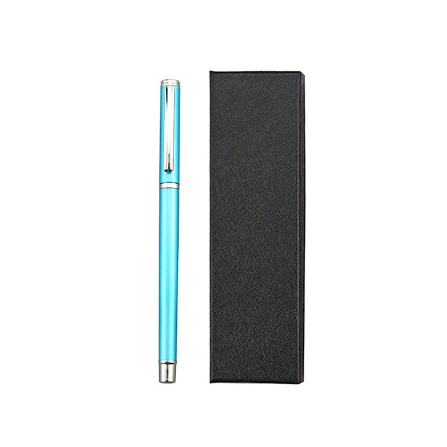 Light Blue Student Exam Pen 0.5Mm Press Type Gel Ink Pen Quick Drying Writing Pen Set Of 1 Light Blue Ink Pen For School Office Note Taking Smooth Writing Comfort Grip Design 20G Lightweig
