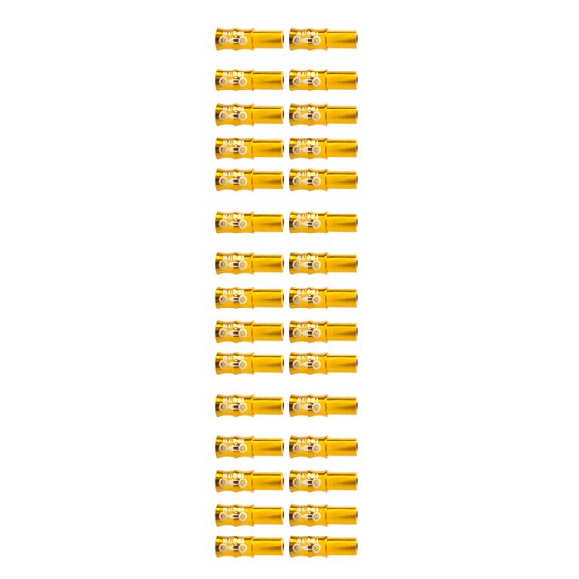 maskred 10 Pieces Bicycle Cable End Caps Mountain Bike Accessories Cycling Components Brake Gold 3Set