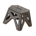 thumbnail image 2 of jinwen Camping Stool Backpacking Stool Foldable Stool for Picnic Backpacking Garden Dark Gray, 2 of 9