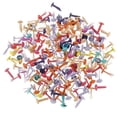 thumbnail image 2 of 200 Lot Paper Fasteners Small Iron Split Butterfly Pin Clips Rhinestone Metal Brads for Scrapbooking Cardmaking Embellishments DIY , 5.5x11mm, 2 of 8